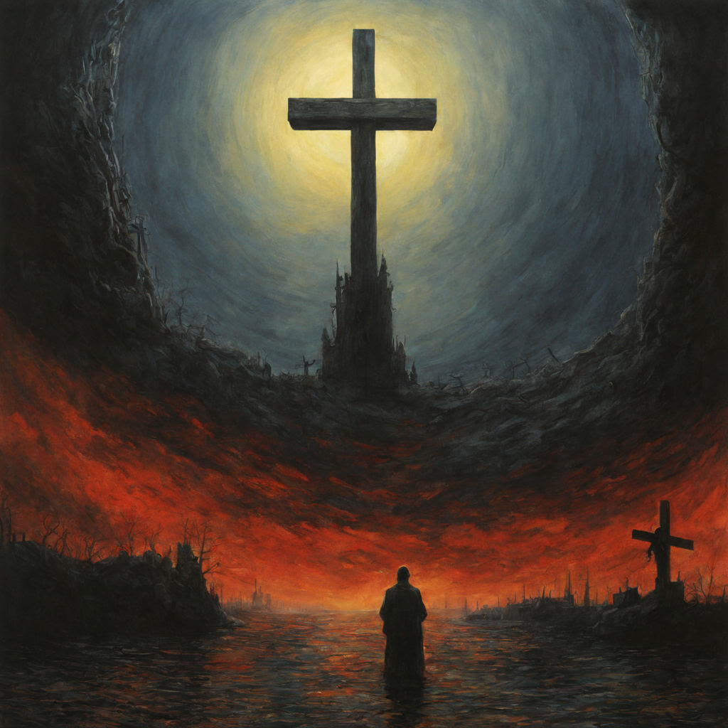 Eternal damnation - Wooden Jigsaw Puzzle