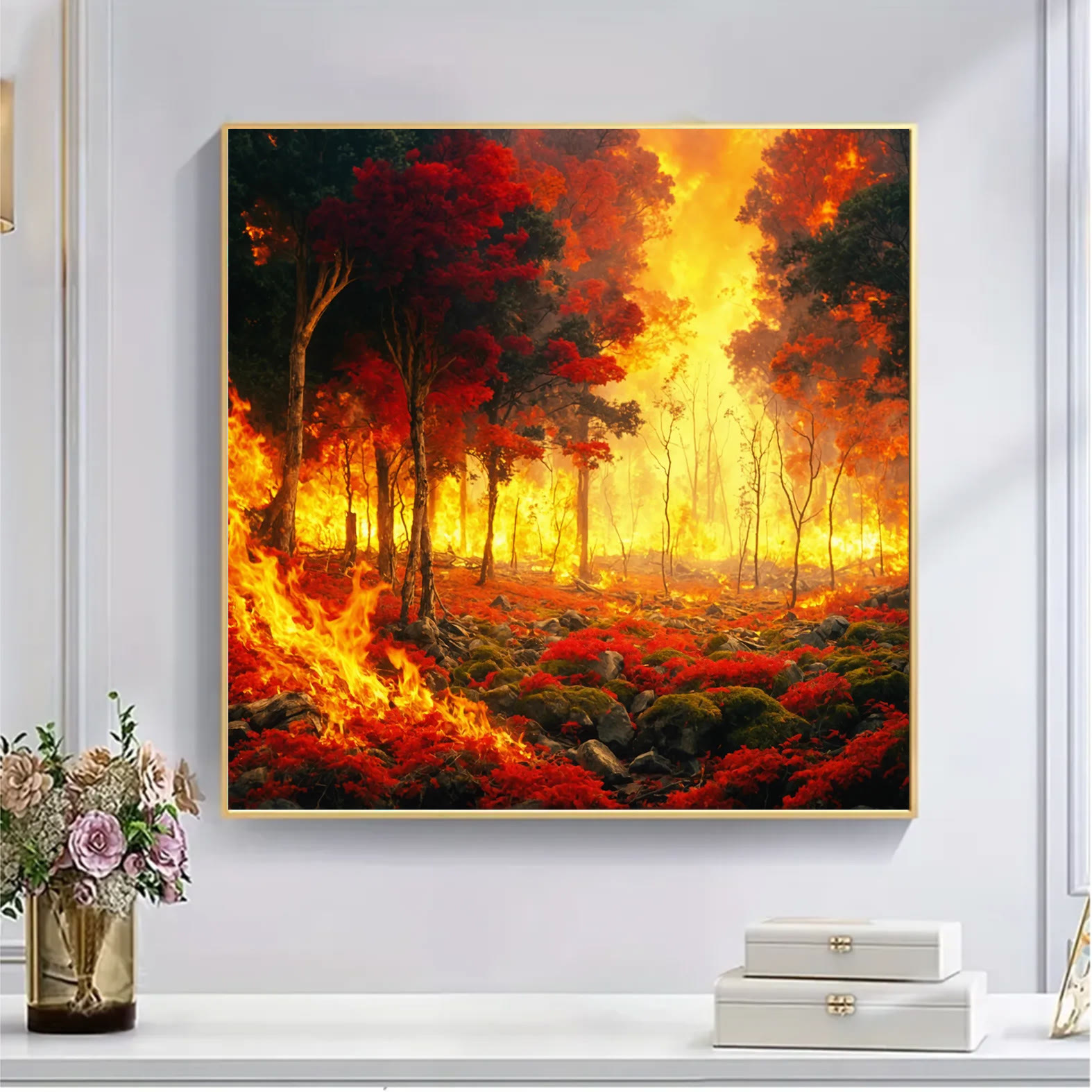Forest Fire - Wooden Jigsaw Puzzle