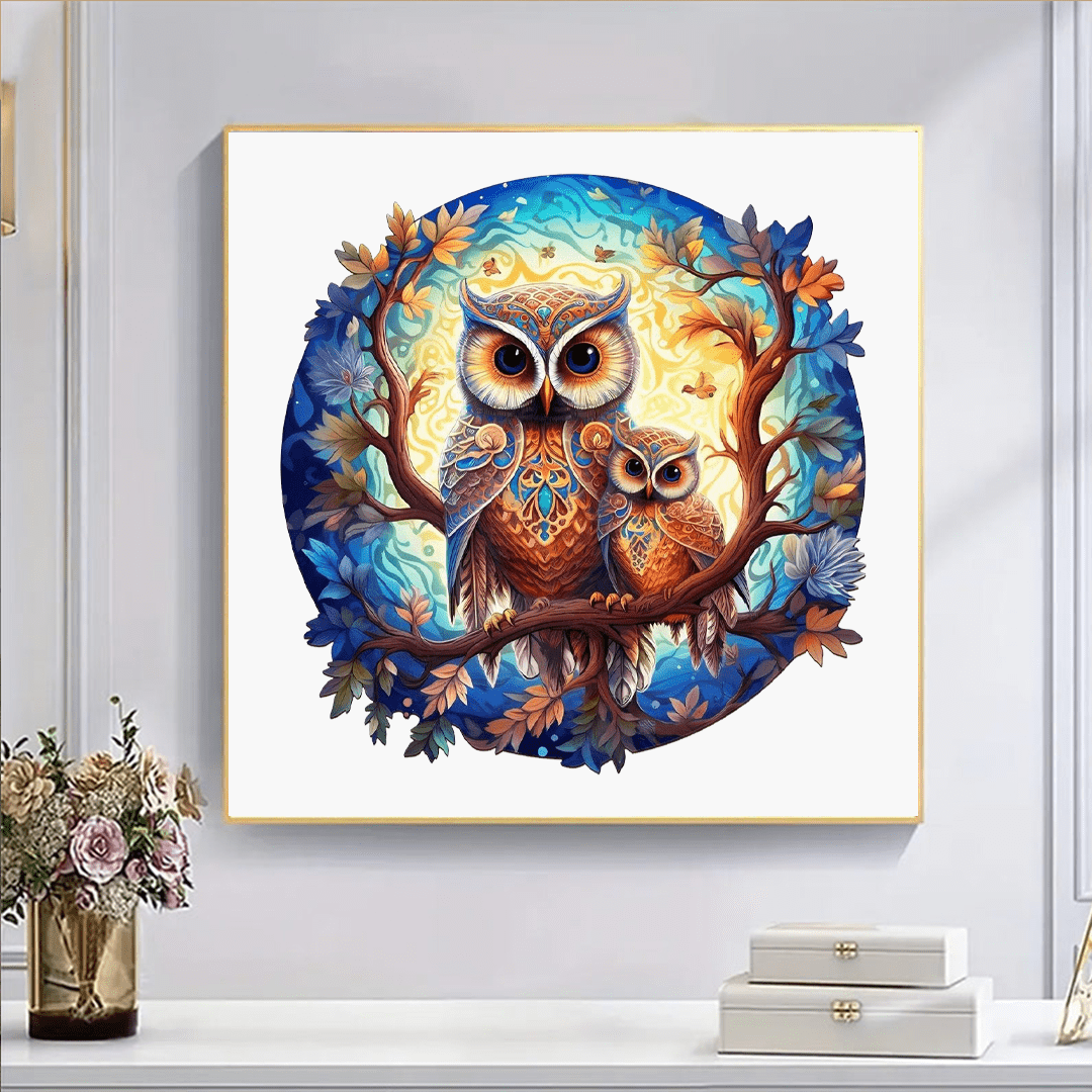Beautiful Owl - Wooden Jigsaw Puzzle