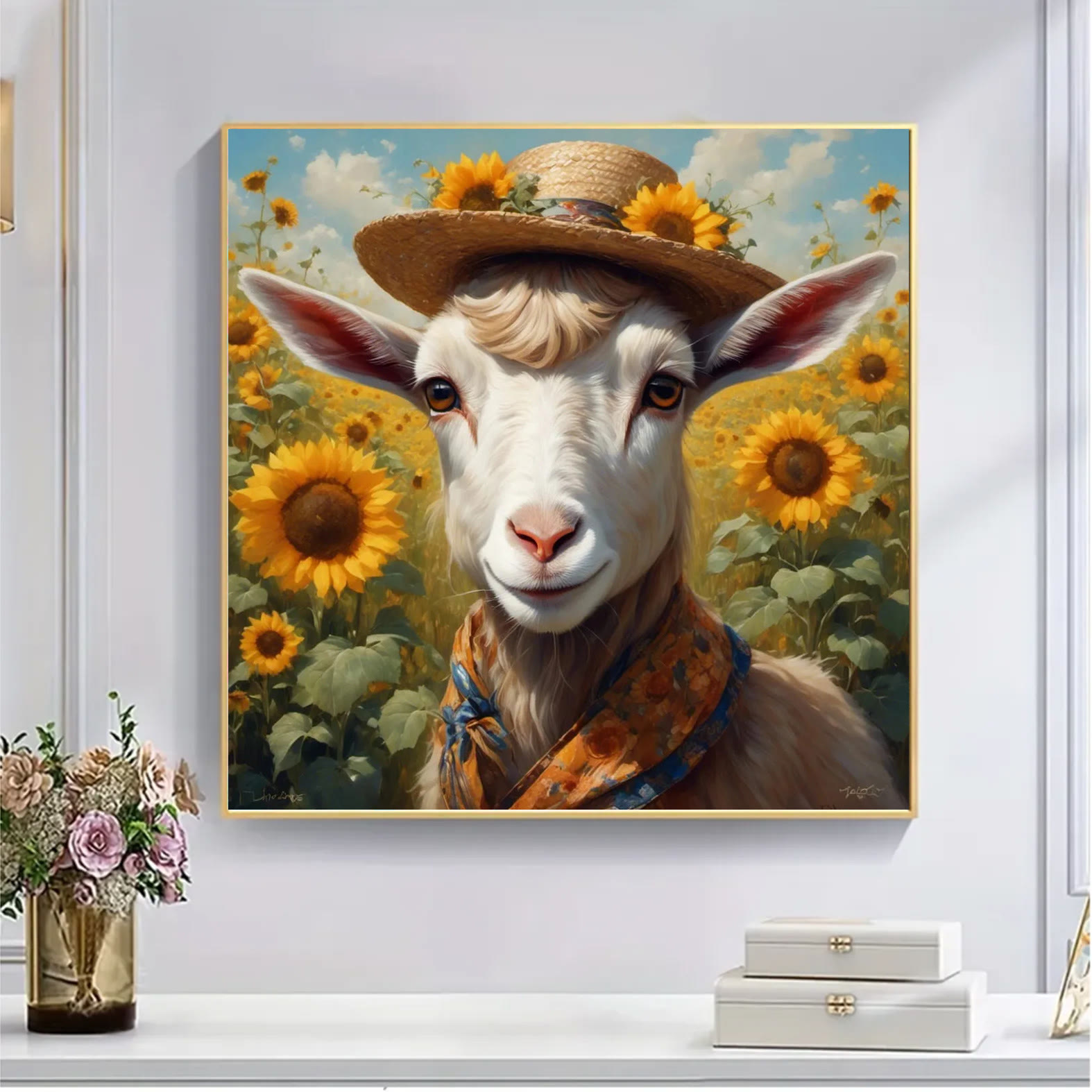 Vincent Van Goat - Wooden Jigsaw Puzzle