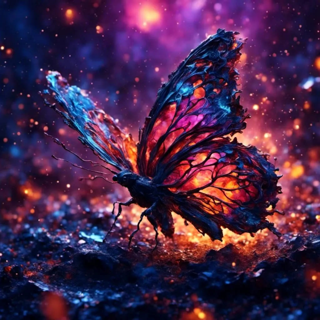 Butterfly on Fire - Wooden Jigsaw Puzzle