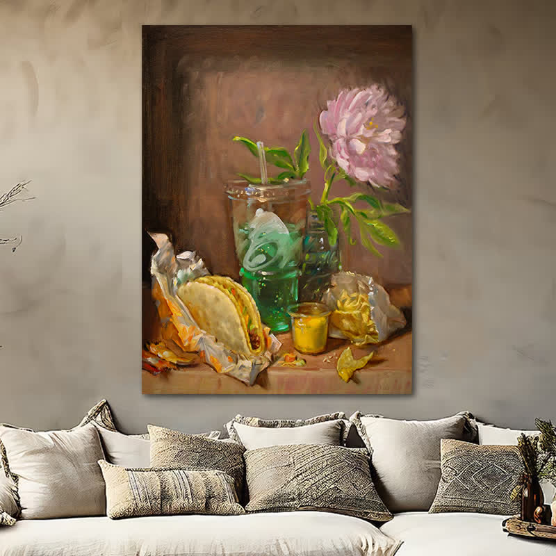 Taco Bell Crunchwrap - Wooden Jigsaw Puzzle