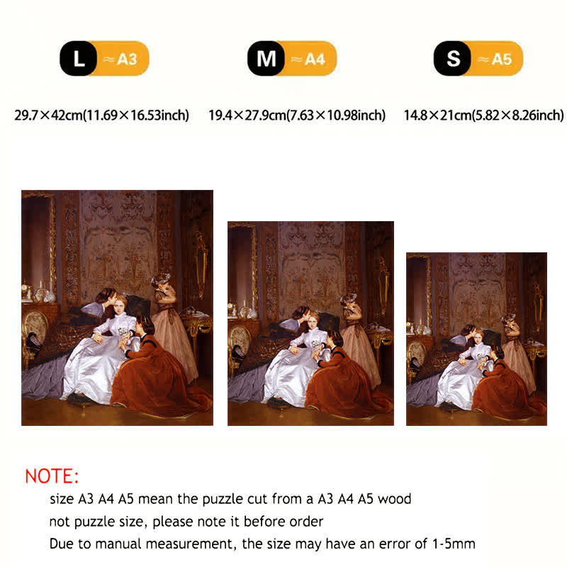 The Reluctant Bride - Wooden Jigsaw Puzzle