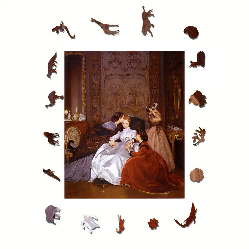 The Reluctant Bride - Wooden Jigsaw Puzzle