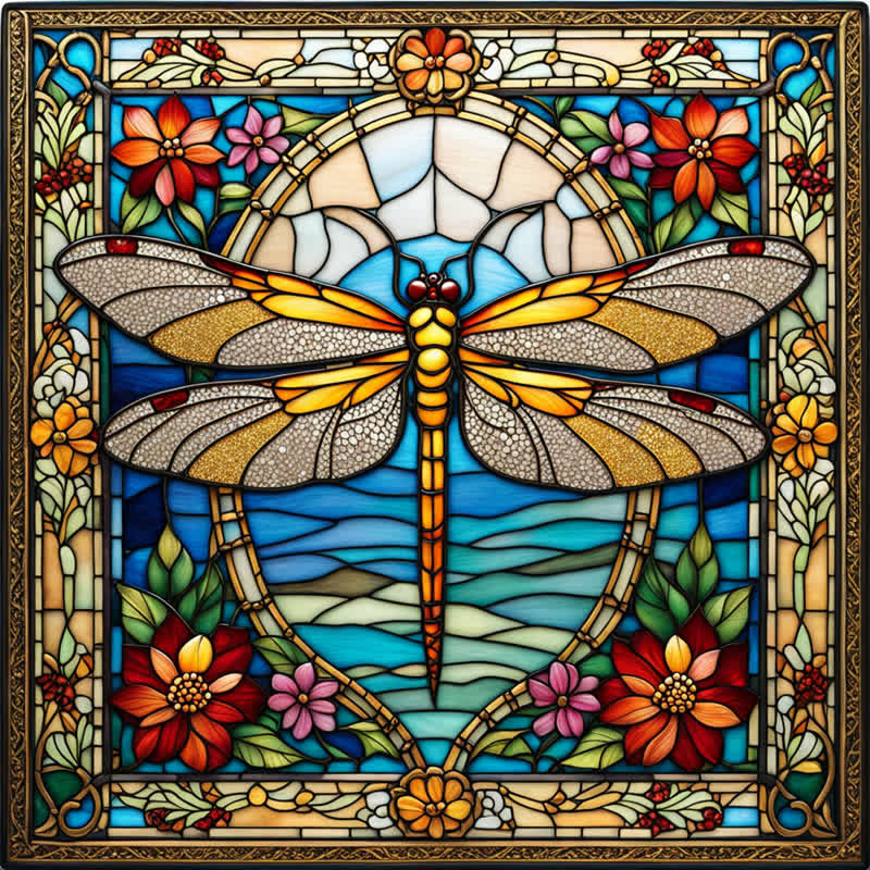 Garden Dragonfly -2 Wooden Jigsaw Puzzle
