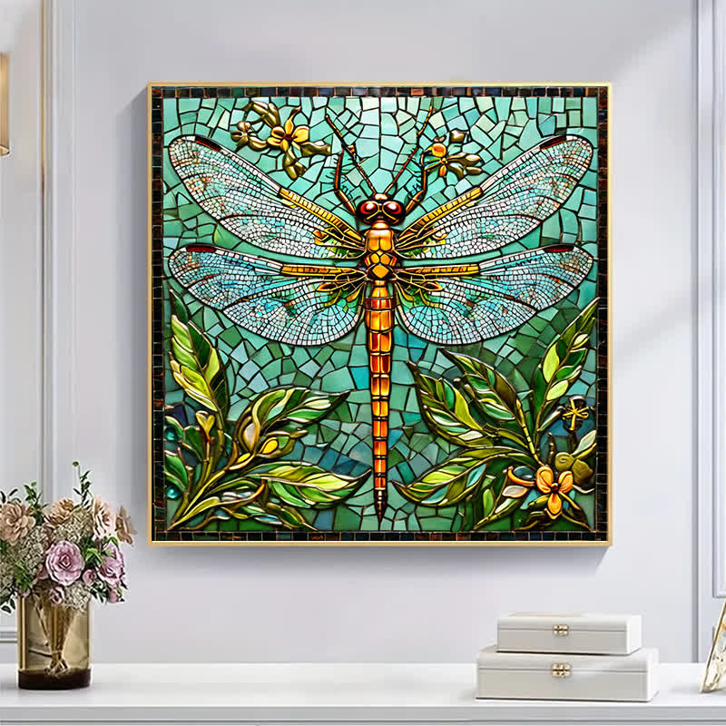 Green Dragonfly - Wooden Jigsaw Puzzle