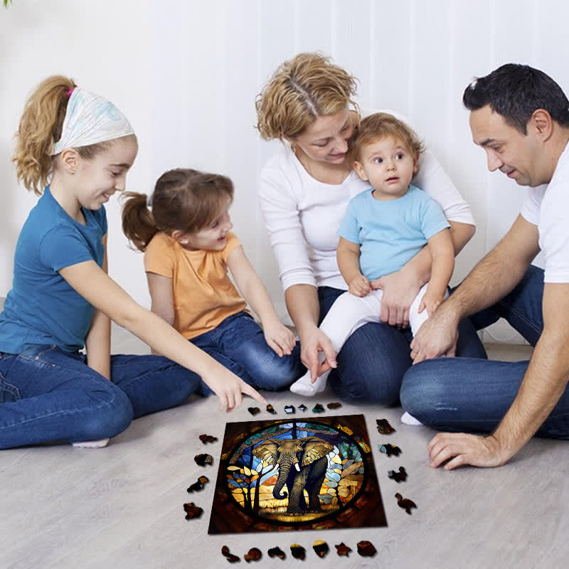 Africa Wildlife - Wooden Jigsaw Puzzle