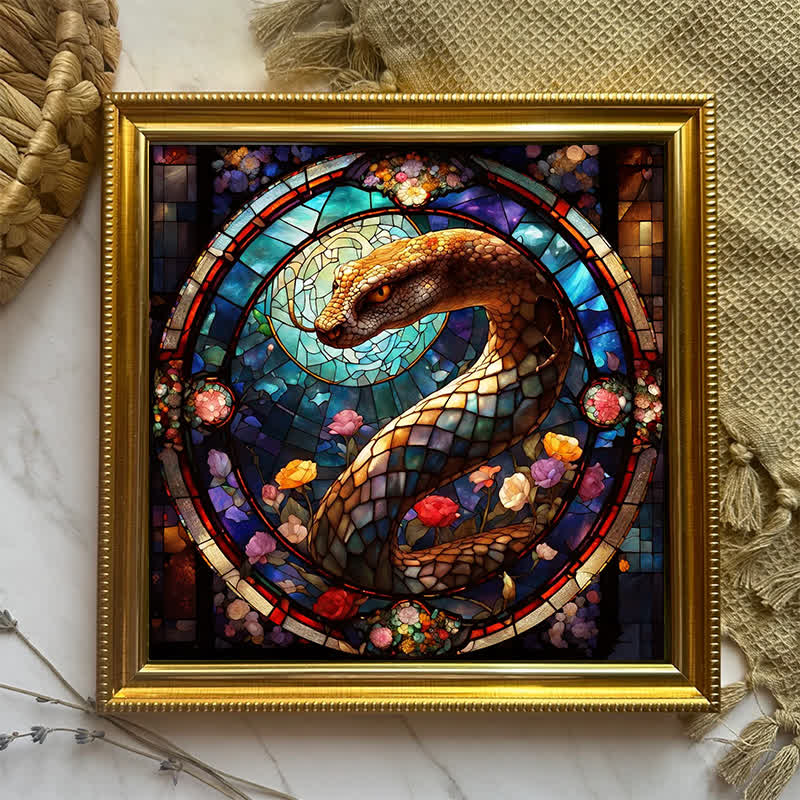 Garden Snake - Wooden Jigsaw Puzzle