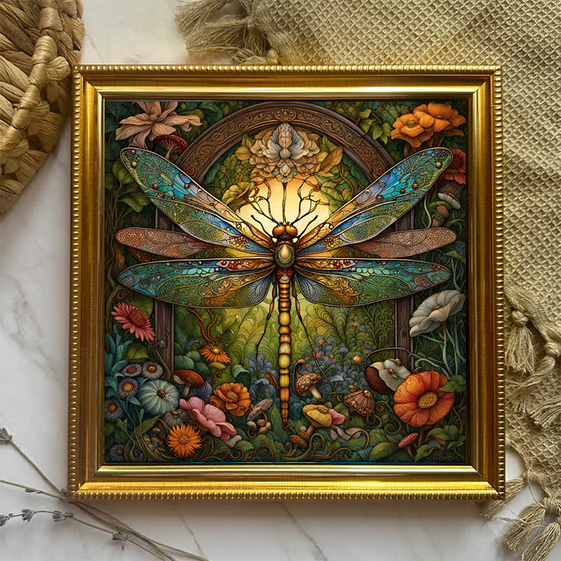 Celtic Dragonfly - Wooden Jigsaw Puzzle