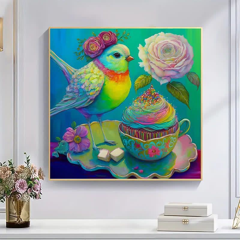 Bird's Tea Party - Wooden Jigsaw Puzzle