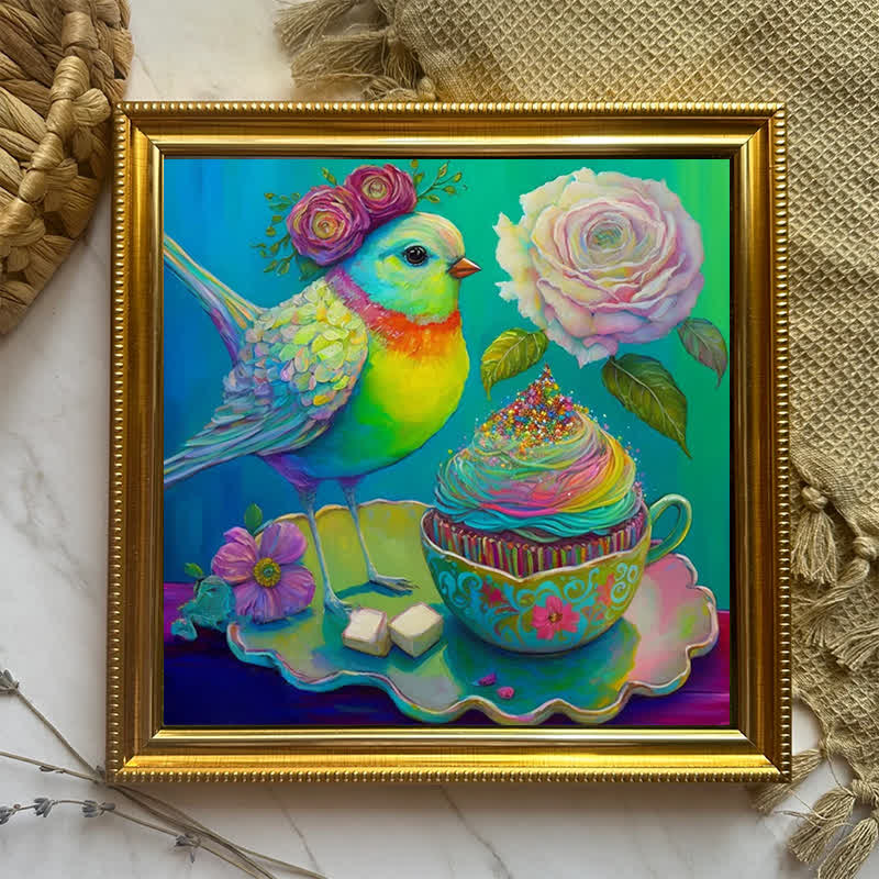 Bird's Tea Party - Wooden Jigsaw Puzzle