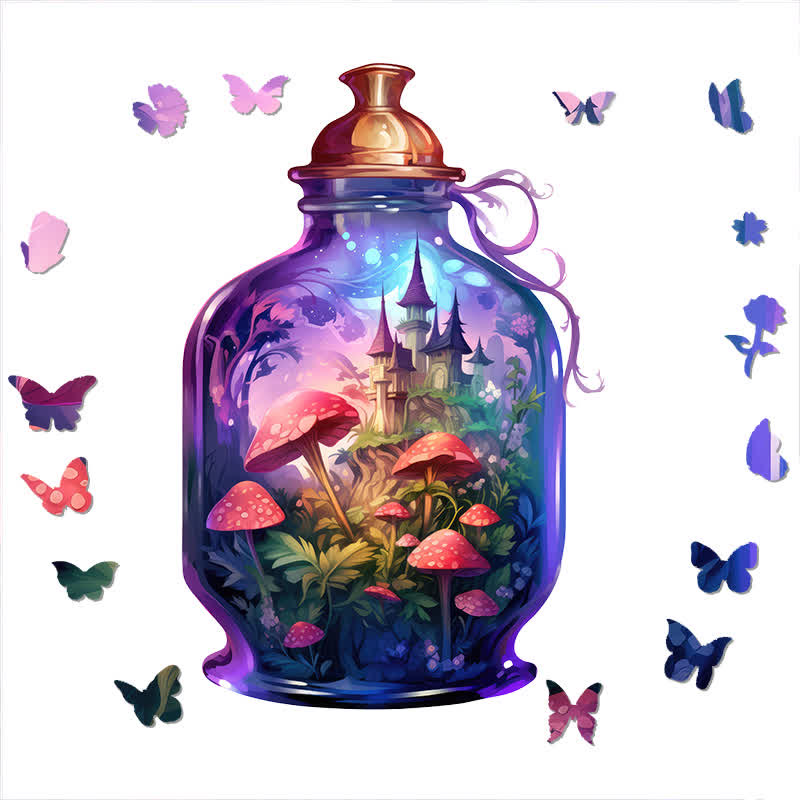 Magic Bottle - Wooden Jigsaw Puzzle