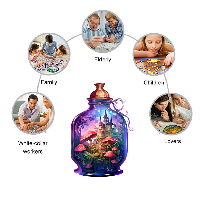 Magic Bottle - Wooden Jigsaw Puzzle