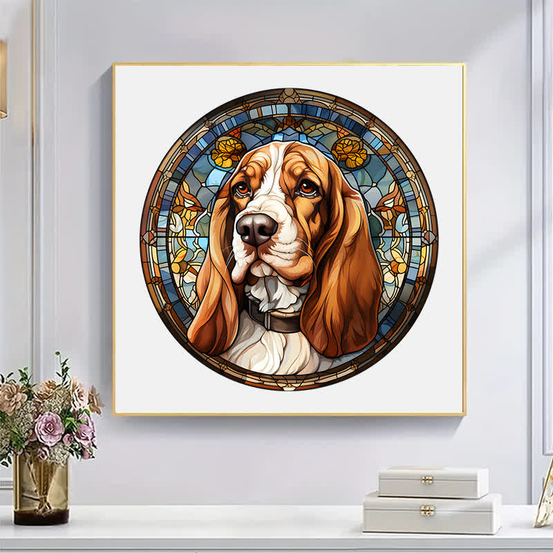 Basset Hound Dog - Wooden Jigsaw Puzzle