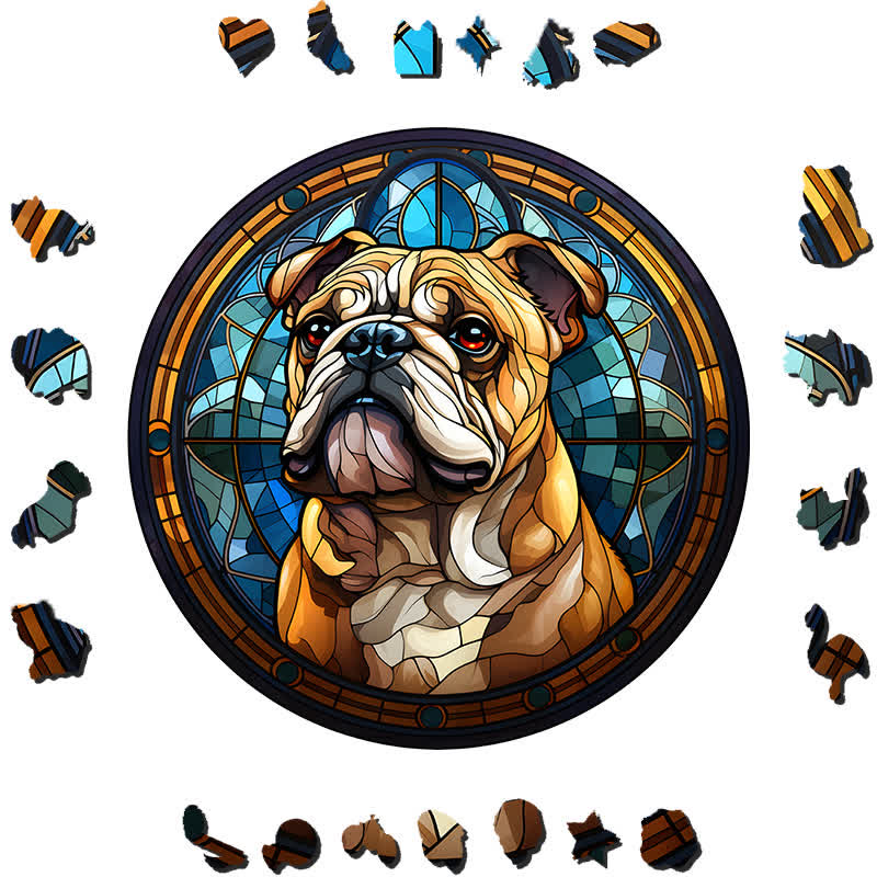 Bulldog - Wooden Jigsaw Puzzle
