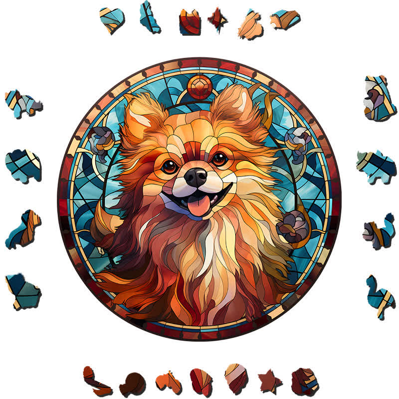 Pomeranian Dog  - Wooden Jigsaw Puzzle