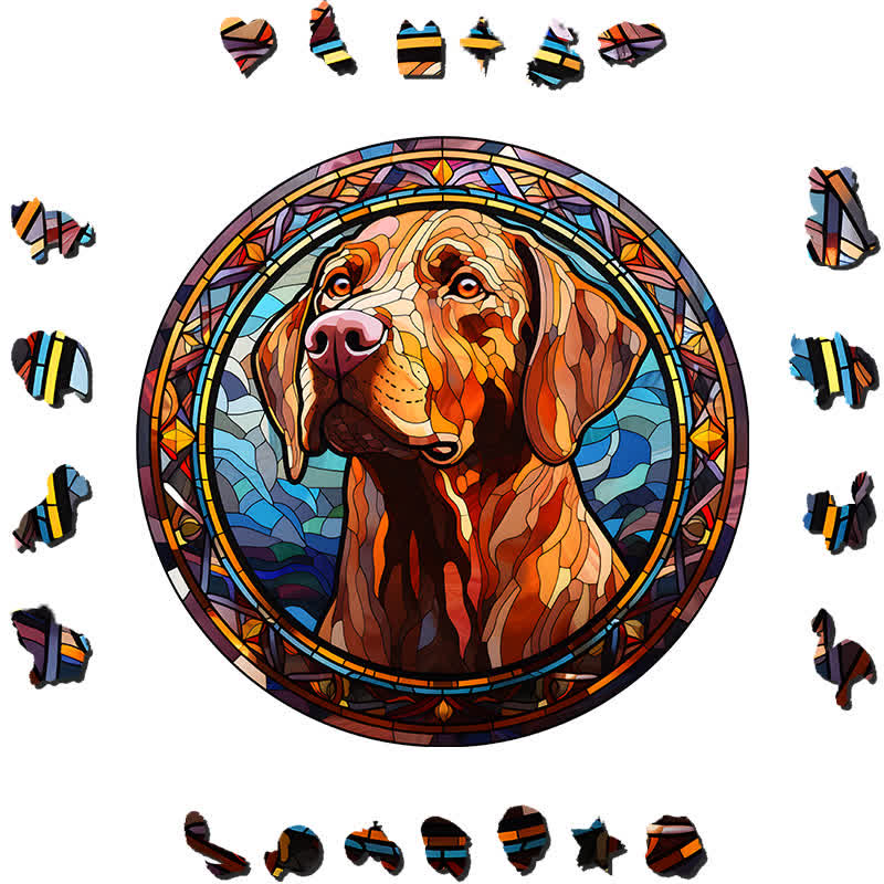 Labrador Retriever Dog - Wooden Jigsaw Puzzle