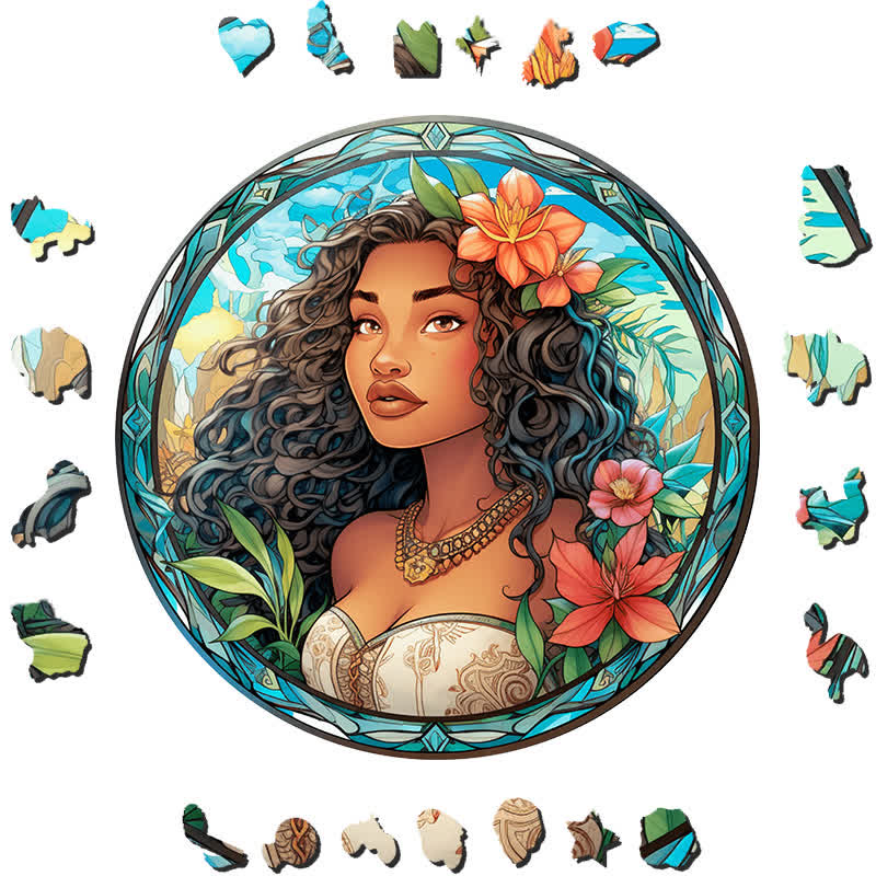 Moana Princess - Wooden Jigsaw Puzzle