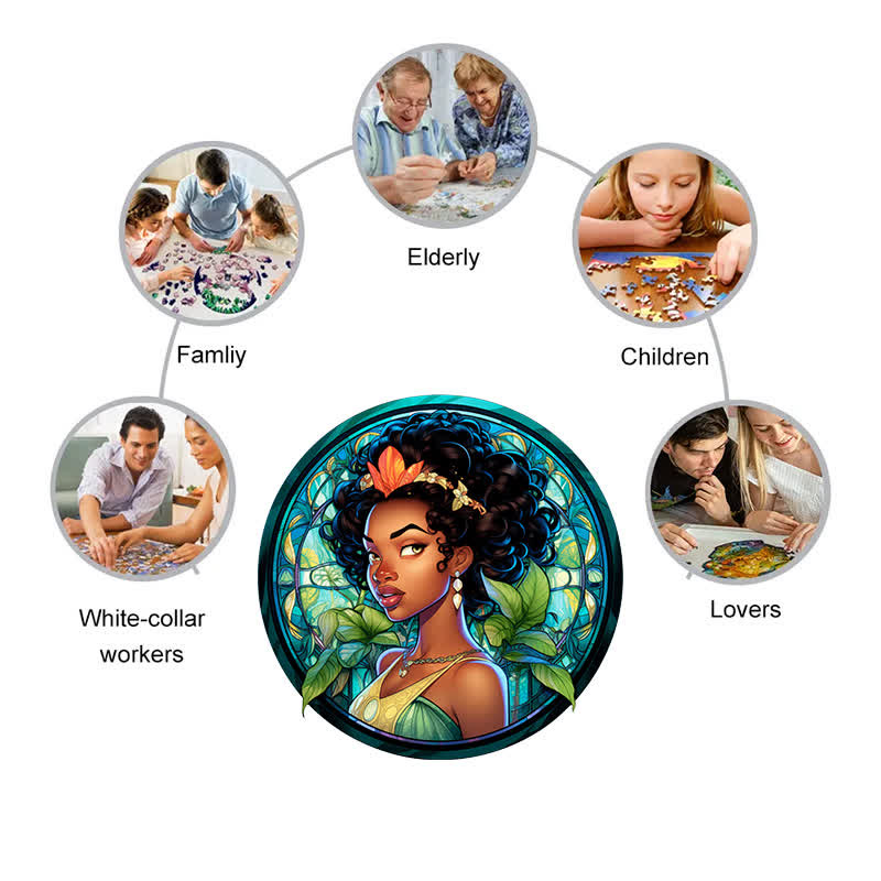 Tiana Princess - Wooden Jigsaw Puzzle