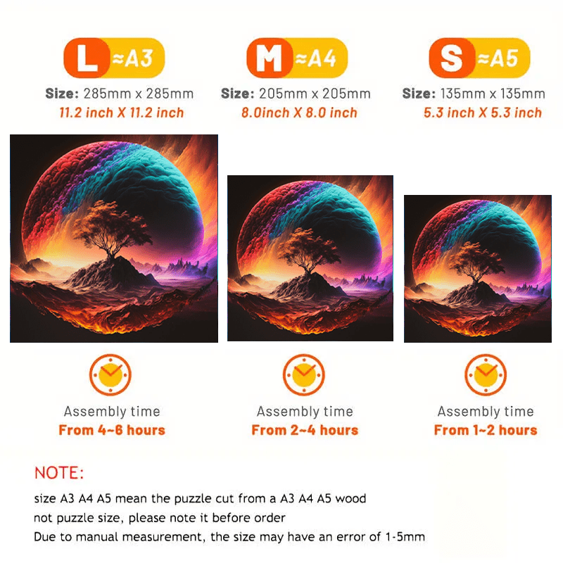 Rainbow World - Wooden Jigsaw Puzzle