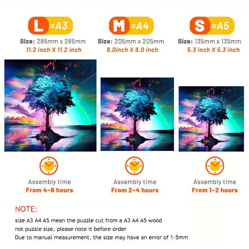 The Power of Nature - Wooden Jigsaw Puzzle