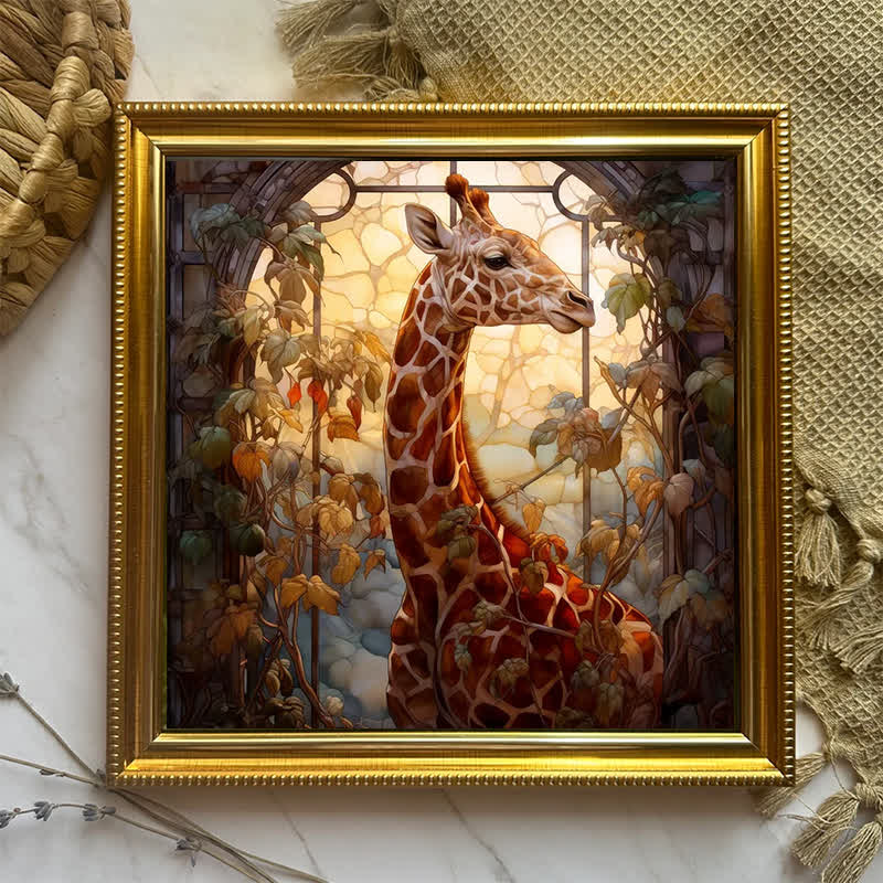 Giraffe Elegant - Wooden Jigsaw Puzzle