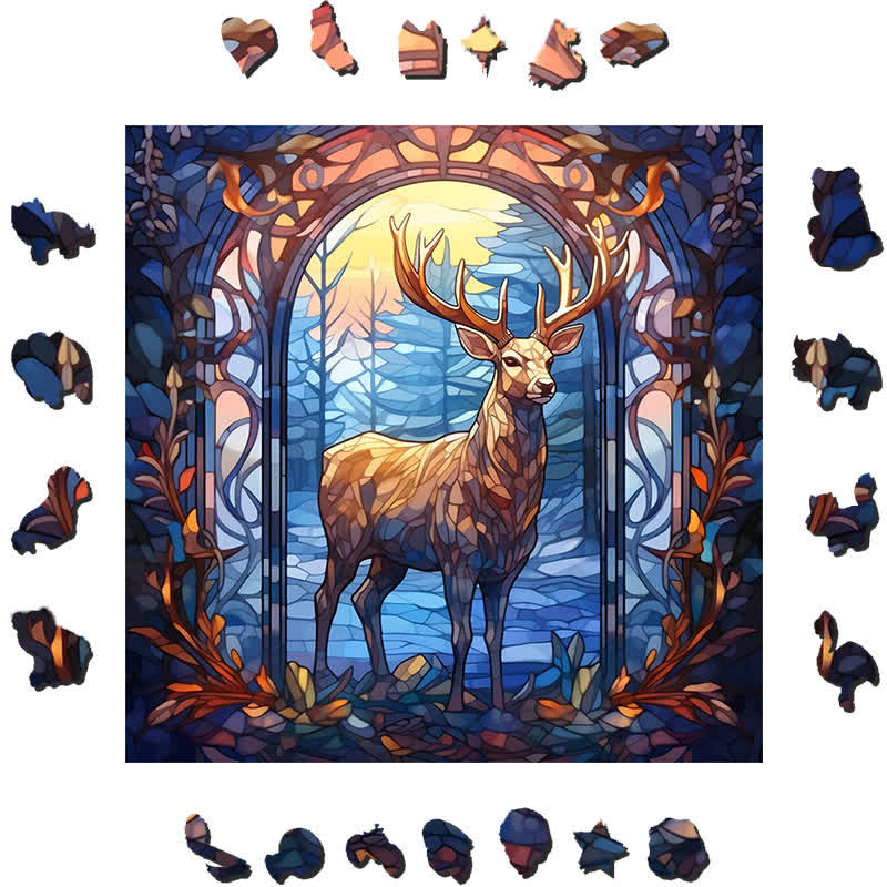 Christmas Winter - Wooden Jigsaw Puzzle
