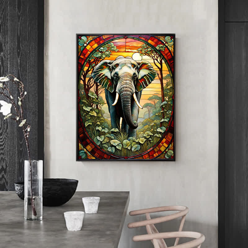 African Elephant 1- Wooden Jigsaw Puzzle