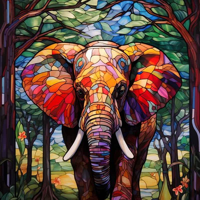 African Elephant 2- Wooden Jigsaw Puzzle
