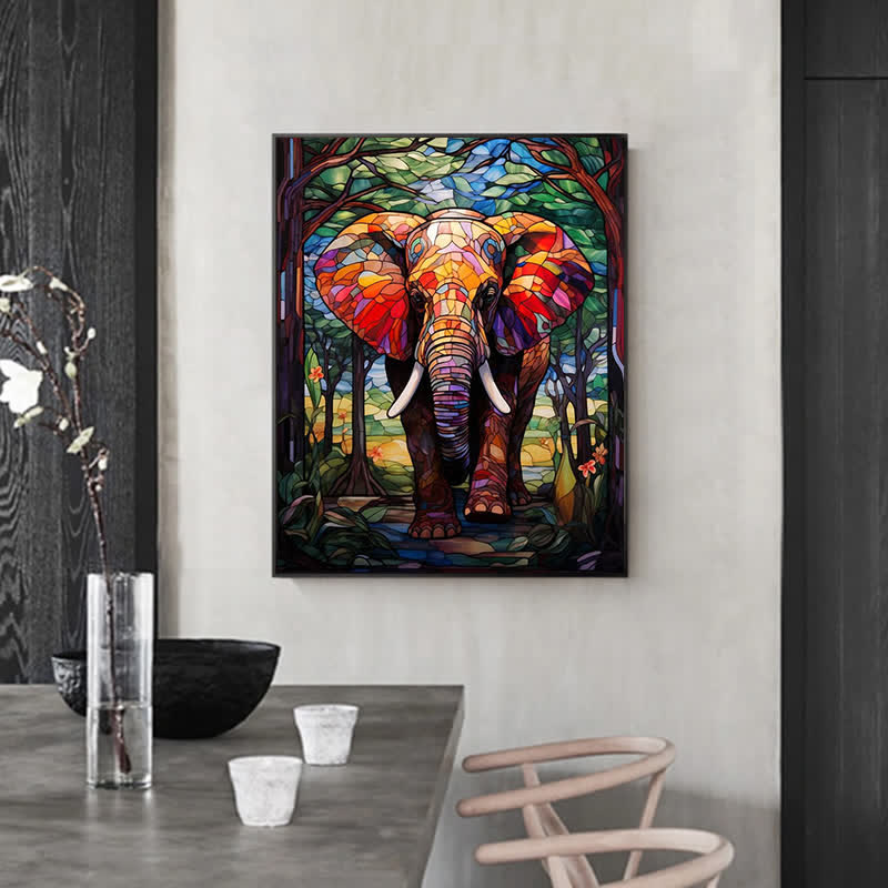 African Elephant 2- Wooden Jigsaw Puzzle