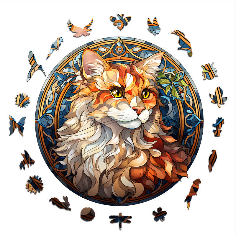 Beautiful Cat -1 Wooden Jigsaw Puzzle