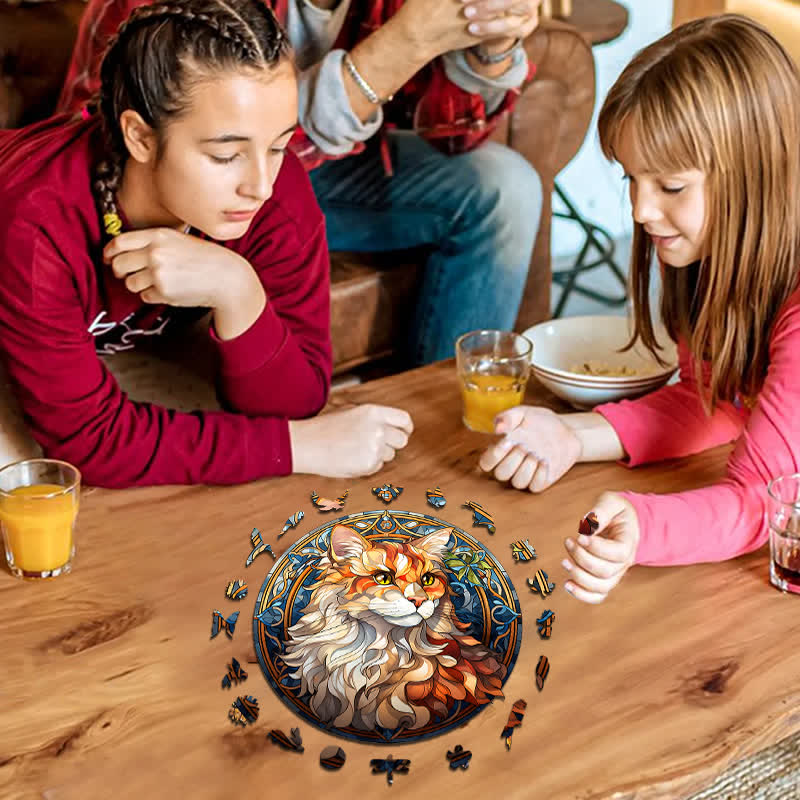 Beautiful Cat -1 Wooden Jigsaw Puzzle