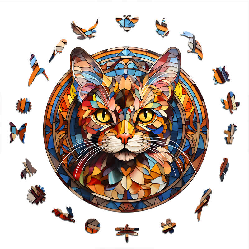 Beautiful Cat -3 Wooden Jigsaw Puzzle