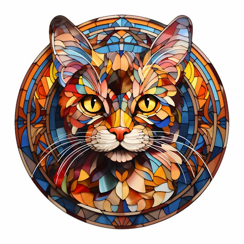 Beautiful Cat -3 Wooden Jigsaw Puzzle