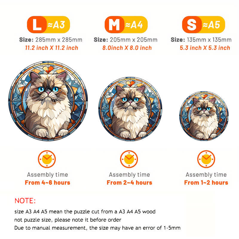 Beautiful Cat -4 Wooden Jigsaw Puzzle