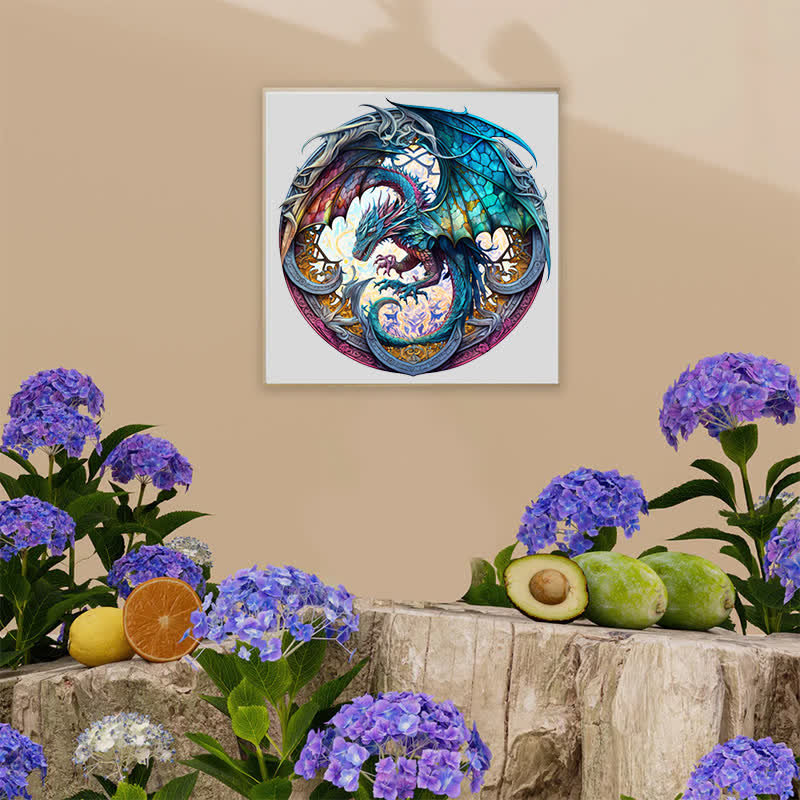 Dragon artwork -6  Wooden Jigsaw Puzzle
