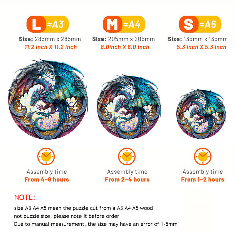 Dragon artwork -6  Wooden Jigsaw Puzzle