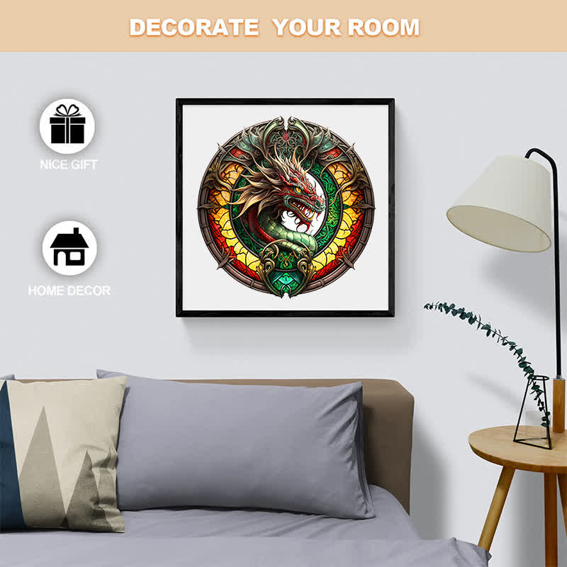 Dragon artwork -8  Wooden Jigsaw Puzzle