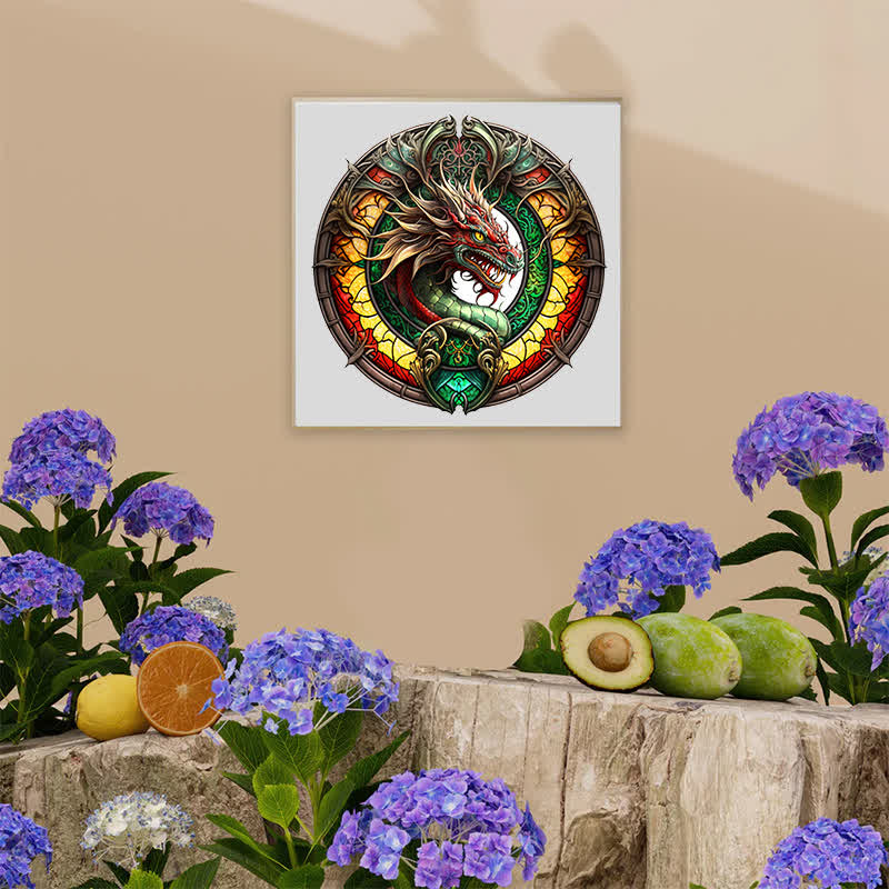 Dragon artwork -8  Wooden Jigsaw Puzzle