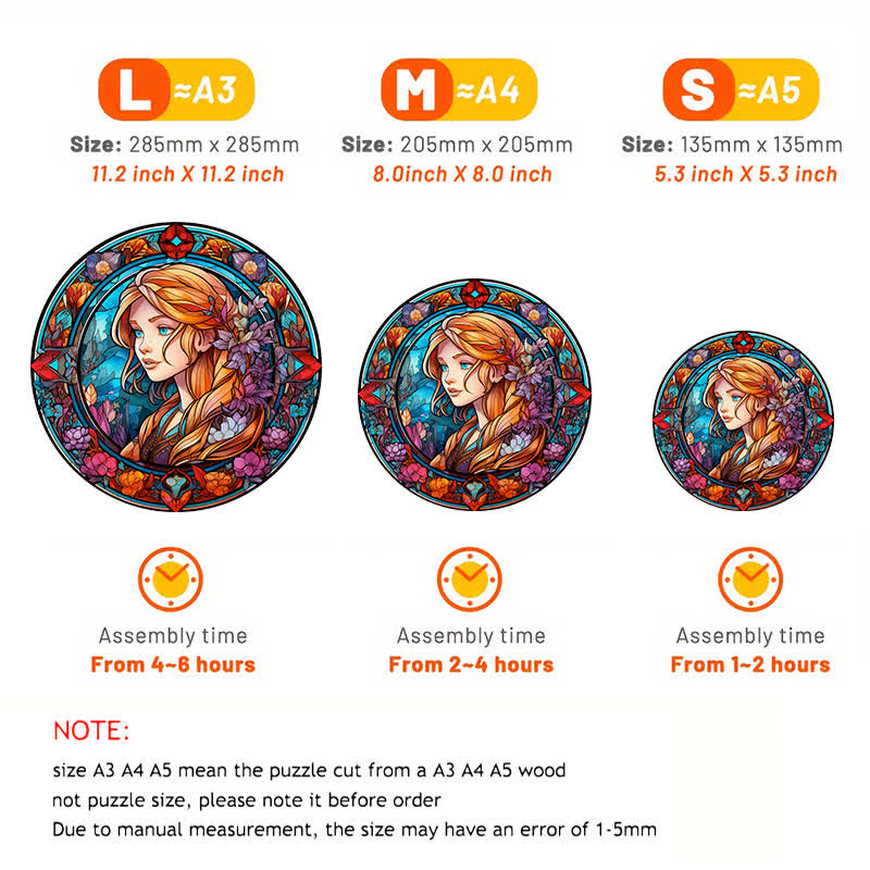 Anna - Wooden Jigsaw Puzzle