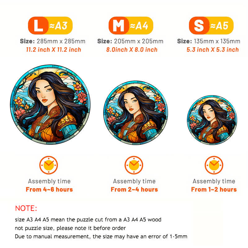 Mulan - Wooden Jigsaw Puzzle