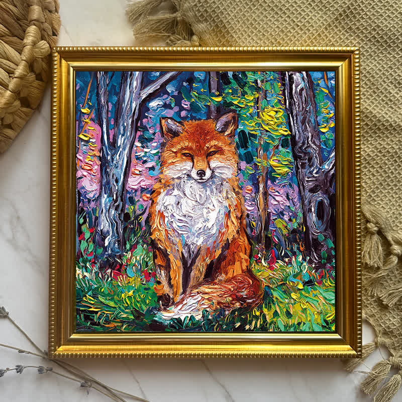 The Red Fox - Wooden Jigsaw Puzzle