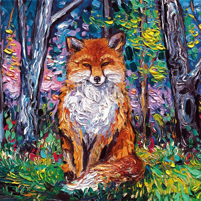 The Red Fox - Wooden Jigsaw Puzzle