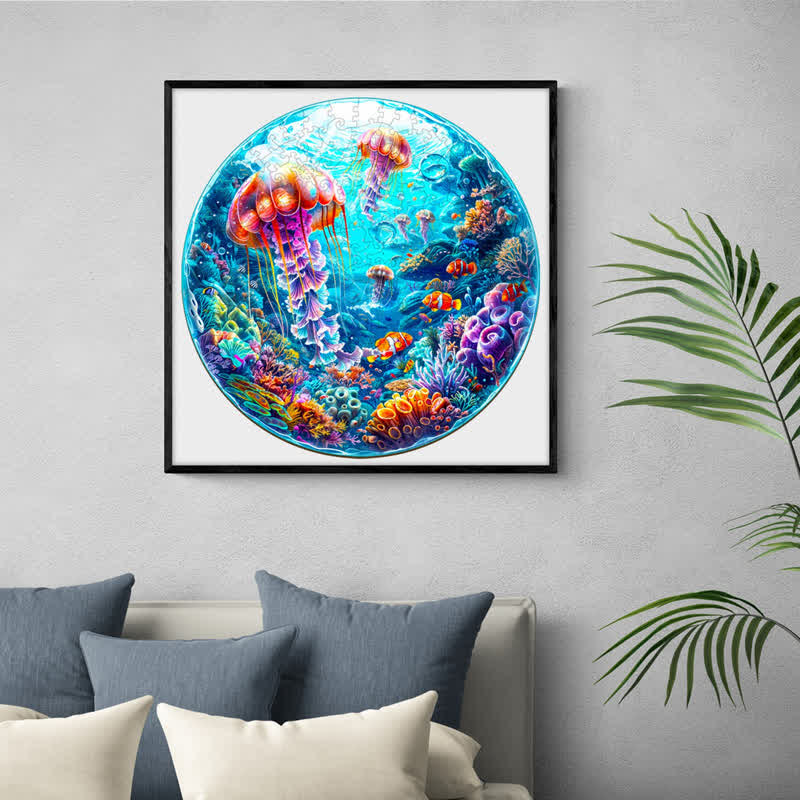 Spherical Ocean - Wooden Jigsaw Puzzle