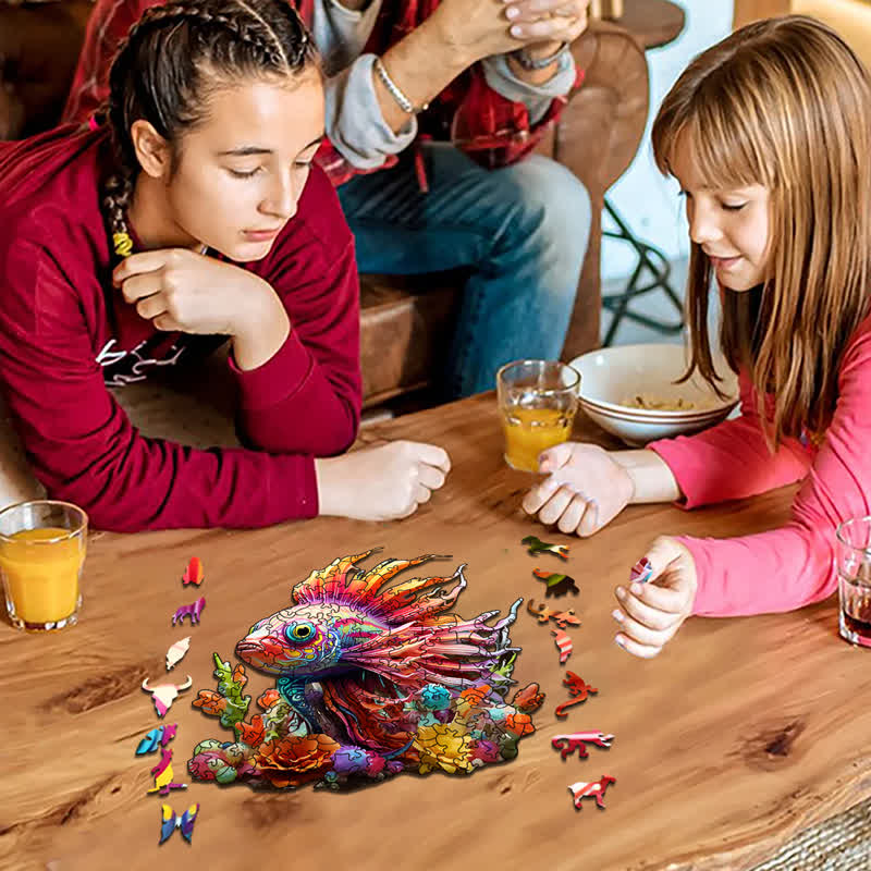 Colorful Fishe - Wooden Jigsaw Puzzle