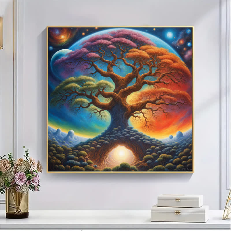 Rubbyoo Cosmic Tree Of Life - Wooden Jigsaw Puzzle