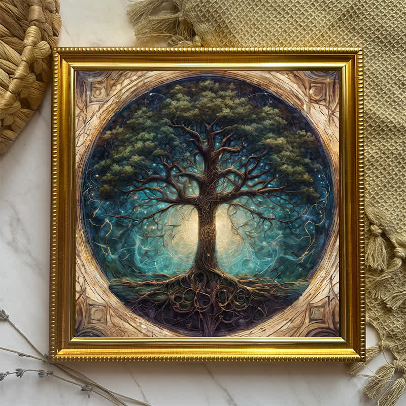 Rubbyoo Ornate Celestial Tree of Life  - Wooden Jigsaw Puzzle