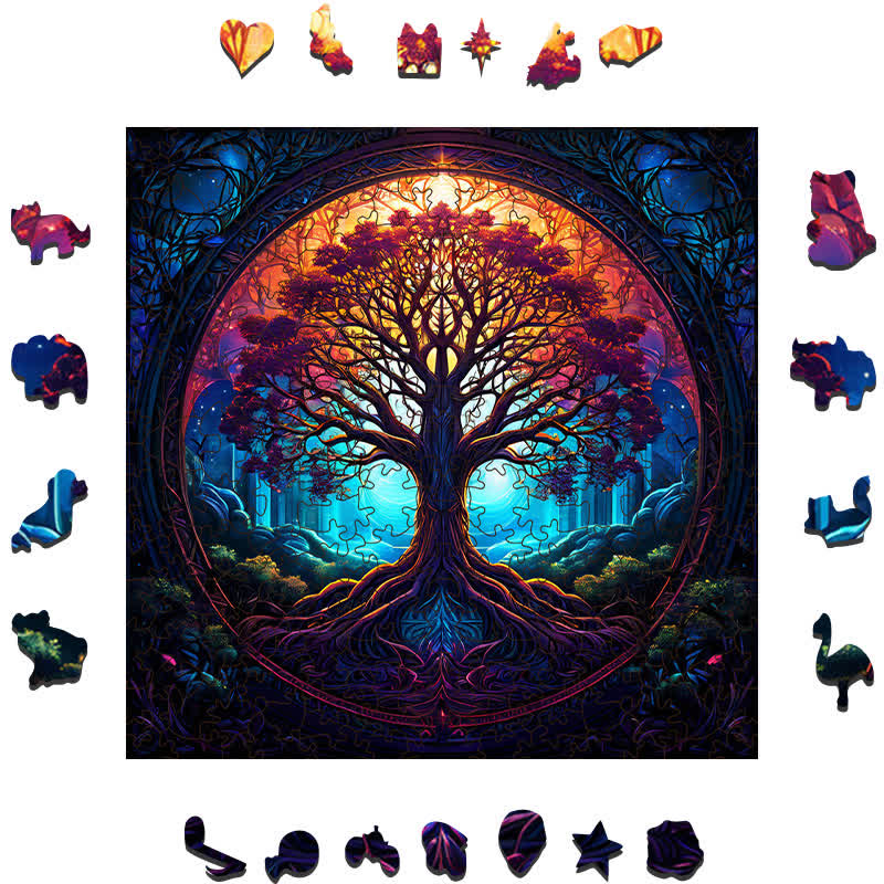 Rubbyoo Celtic Tree Of Life - 2 Wooden Jigsaw Puzzle