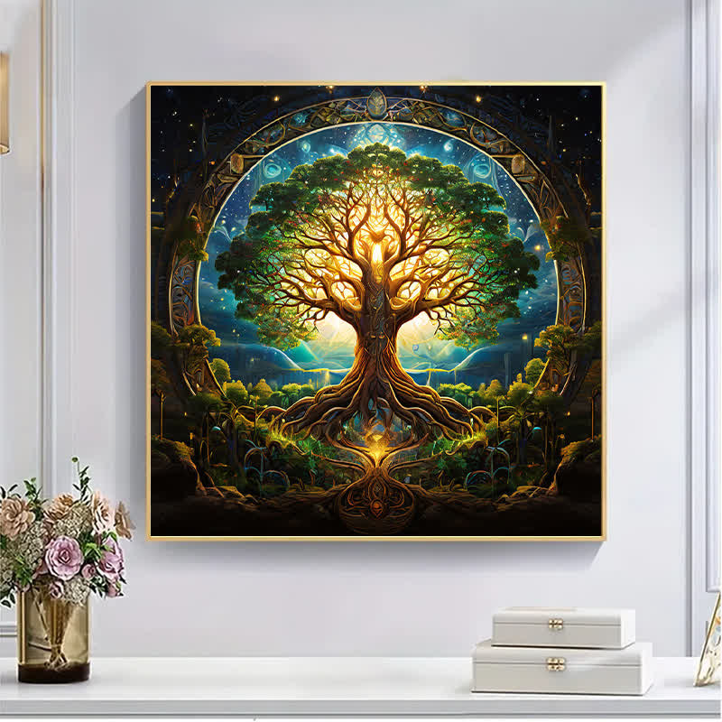 Rubbyoo Mythical Tree Of The World Yggdrasil - 2 Wooden Jigsaw Puzzle