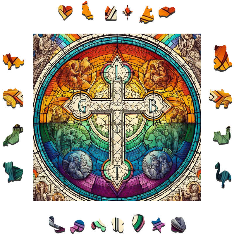Rubbyoo The Best Holycross  - Wooden Jigsaw Puzzle